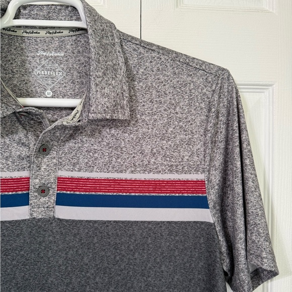 Flag & Anthem Men's Madeflex Performance Chest Stripe Polo, Size Medium - Picture 5 of 8